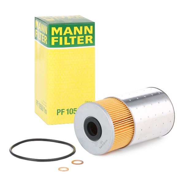 MANN-FILTER: Original Filteranlage PF 1050/1 n (Innendurchmesser: 11,4mm, Innendurchmesser 2: 24mm, Innendurchmesser 2: 24mm, Ø: 90mm, Ø: 90mm, Höhe: 169mm)