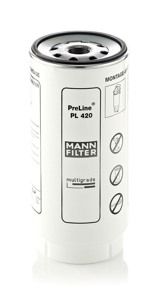 MANN-FILTER PL 420 x Kraftstofffilter für DAF 75 CF LKW in Original Qualität