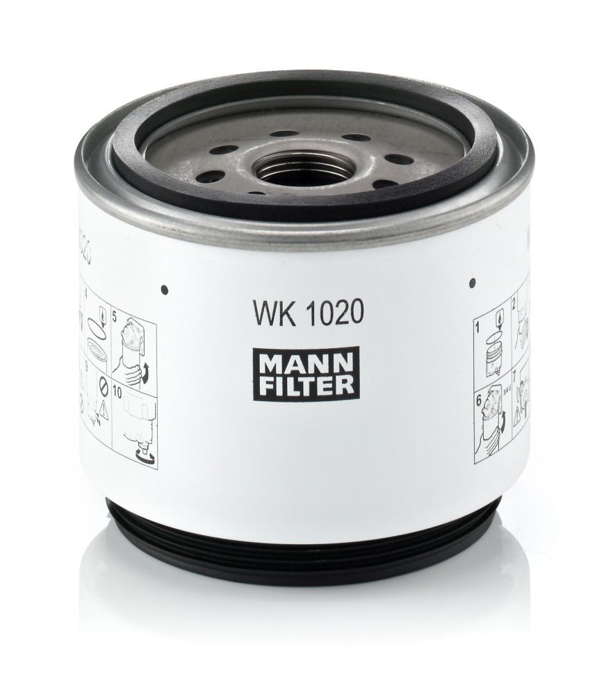 MANN-FILTER with seal Height: 86mm Inline fuel filter WK 1020 x buy