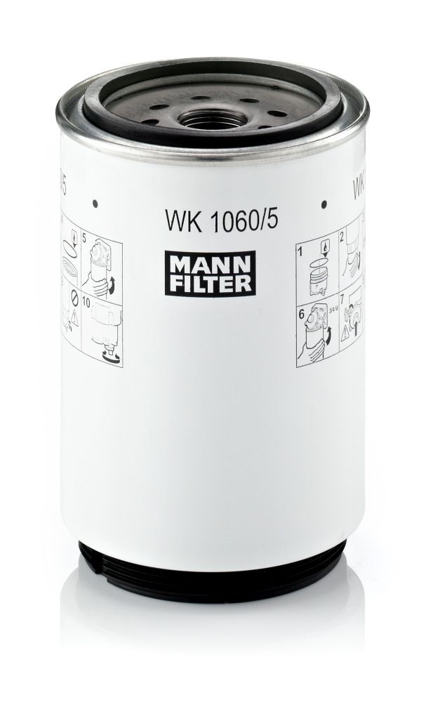 MANN-FILTER with seal Height: 156mm Inline fuel filter WK 1060/5 x buy