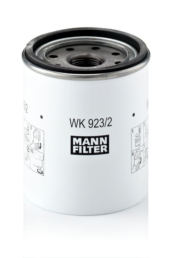 MANN-FILTER with seal Height: 103mm Inline fuel filter WK 923/2 x buy