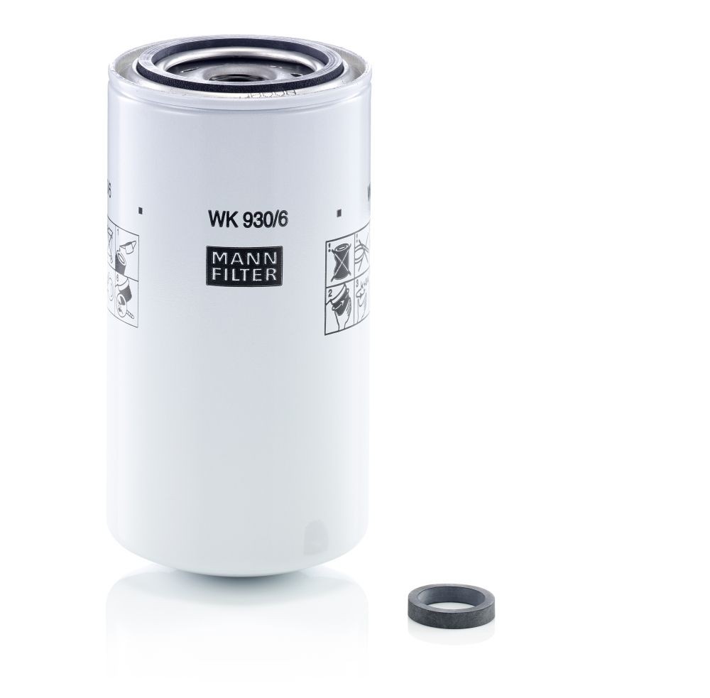 MANN-FILTER with seal Height: 175mm Inline fuel filter WK 930/6 x buy