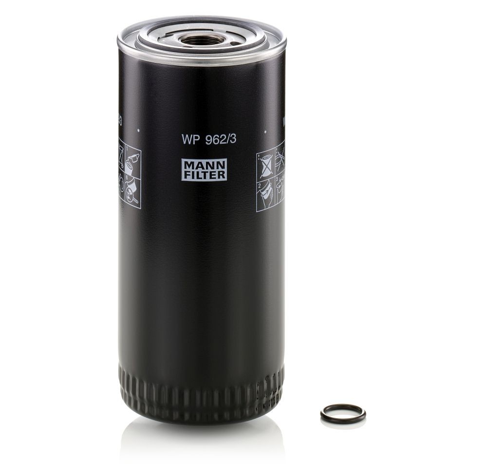 MANN-FILTER with seal Height: 213mm Inline fuel filter WP 962/3 x buy