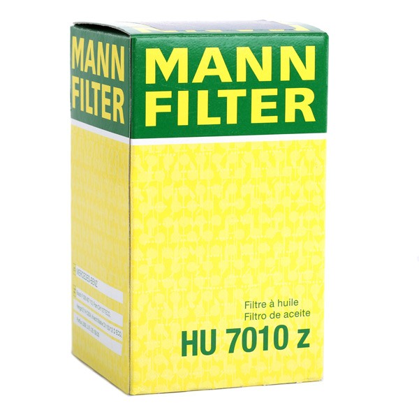 HU7010z Oil filter HU 7010 z MANN-FILTER with seal, Filter Insert
