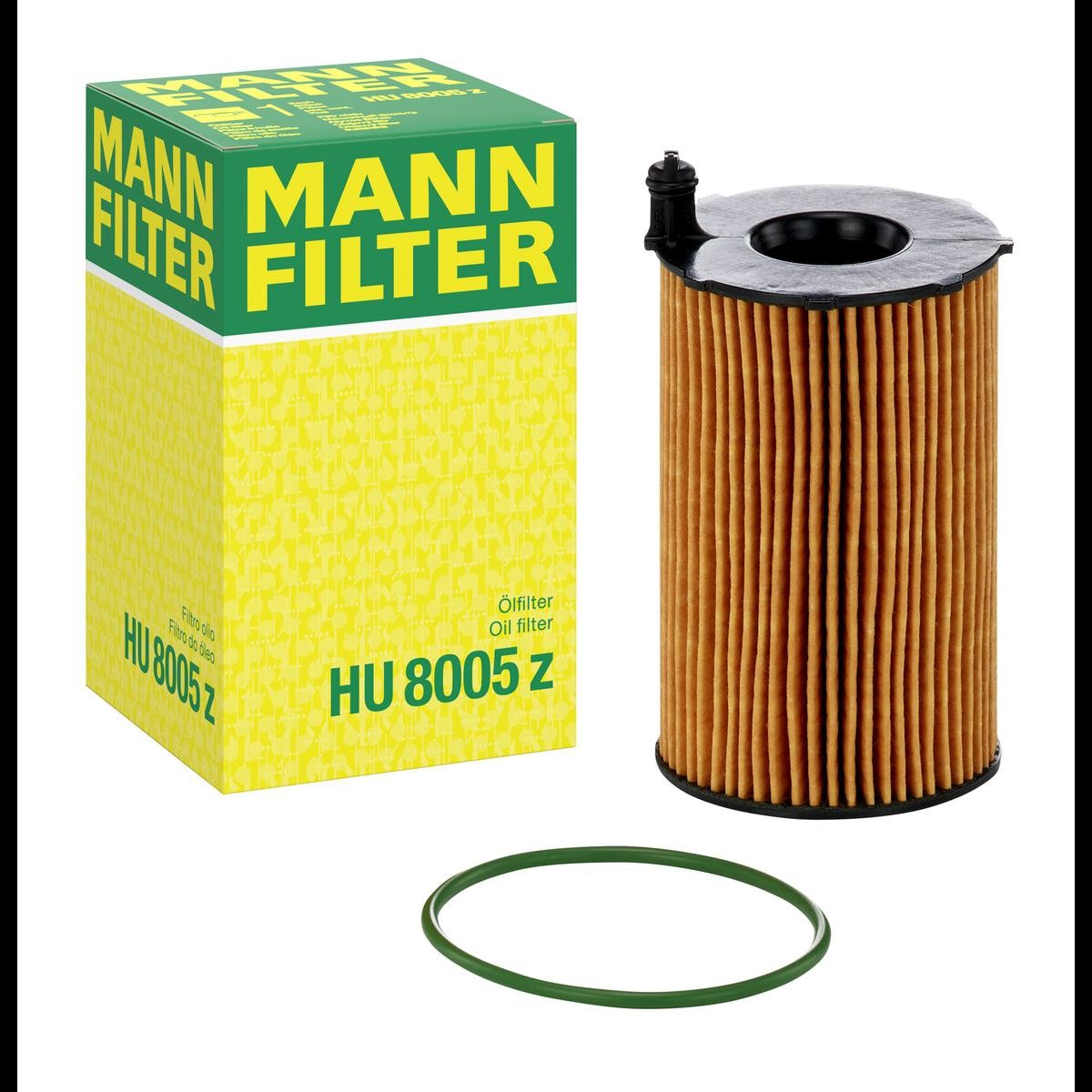 MANN-FILTER HU 8005 z Ölfilter mit Dichtung, Filtereinsatz ▷ AUTODOC Preis  und Erfahrung