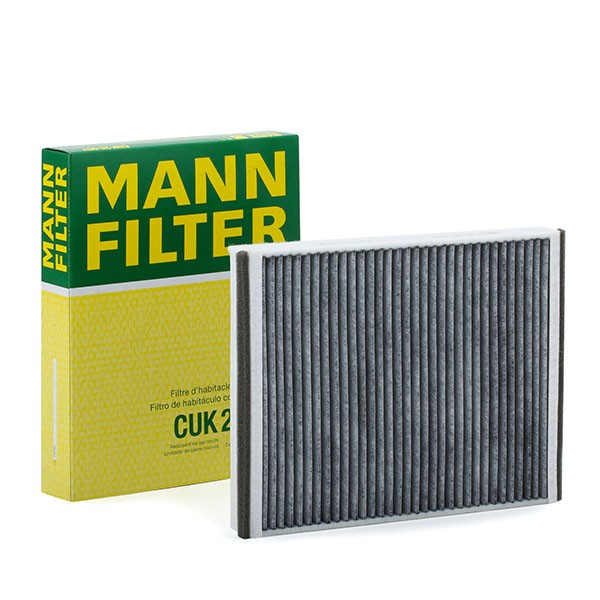 CUK 25 007 MANN-FILTER Pollen filter FORD Activated Carbon Filter, 260 mm x 202 mm x 36 mm
