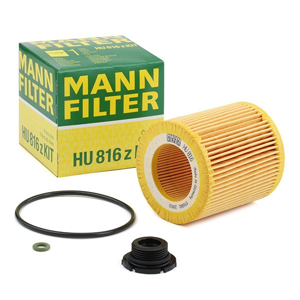 MANN-FILTER | Filtro dell’olio HU 816 z KIT