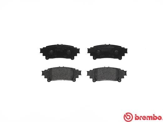 BREMBO Brake pad set, disc brake 25525 buy online