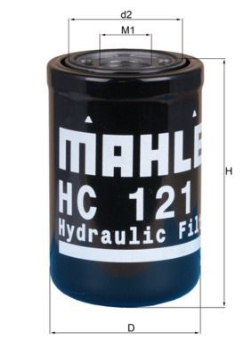 70542110 MAHLE ORIGINAL HC121 Oil filter 00 0578 464 0