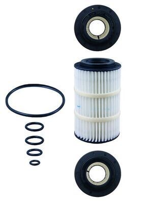 Oil filter OX 345/7D from MAHLE ORIGINAL