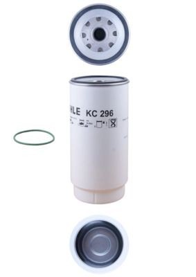 MAHLE ORIGINAL Fuel filter KC 296D
