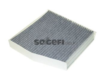 COOPERSFIAAM FILTERS PCK8371 Pollen filter Activated Carbon Filter, 255 mm x 254 mm x 44 mm