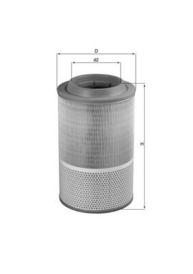 76886840 MAHLE ORIGINAL 410,0mm, 245,0mm, Filter Insert Height: 410,0mm, Height 1: 373mm Engine air filter LX 1276 buy