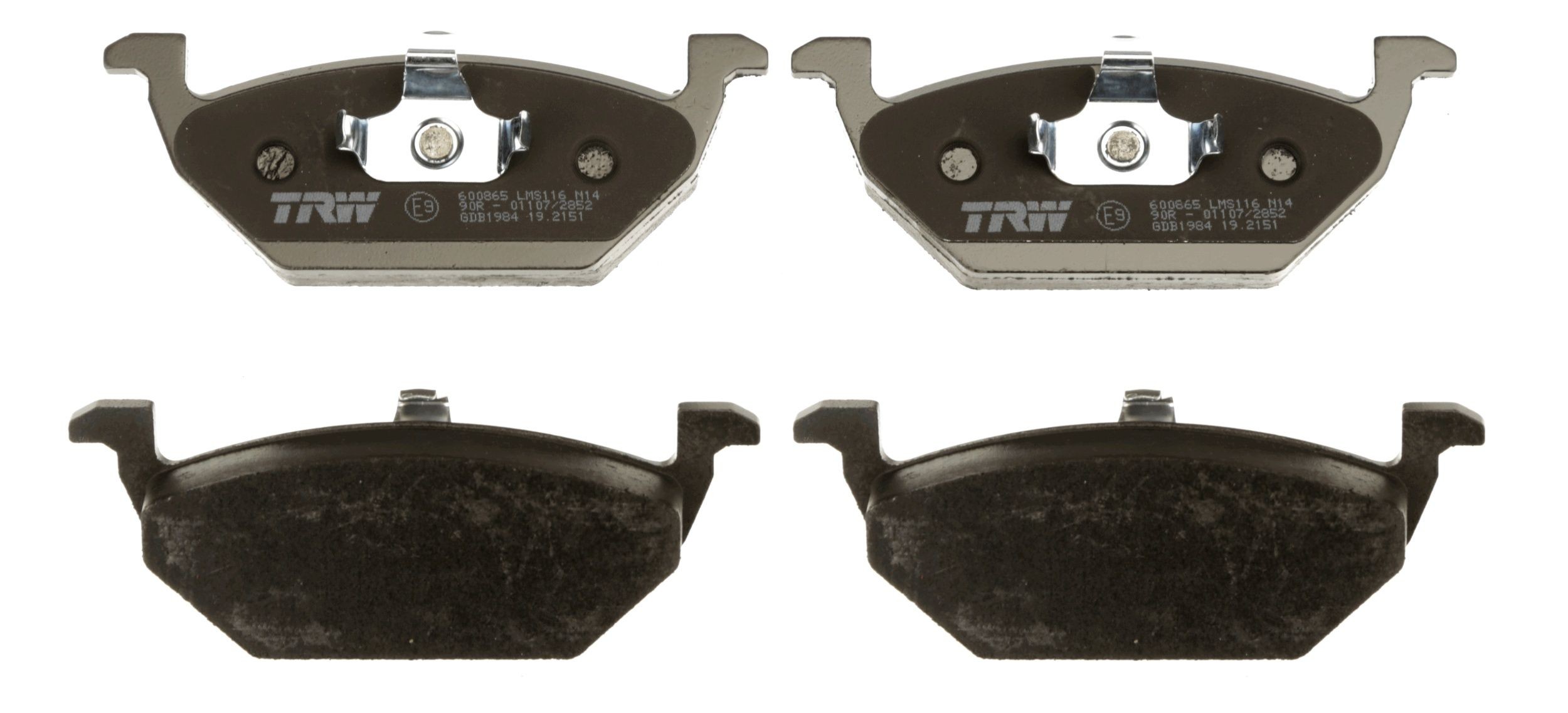 GDB1984 Disc brake pads TRW 23130 review and test