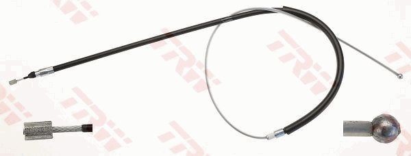 Original TRW Parking brake cable GCH461 for BMW 1 Series