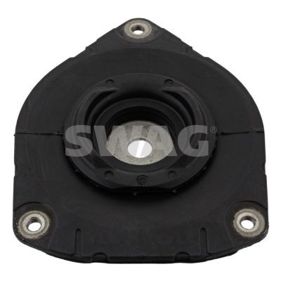 60 93 6606 SWAG Strut mount RENAULT Front Axle, without ball bearing, Elastomer