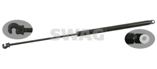 SWAG 300N, 465 mm, both sides Housing Length: 252mm, Stroke: 189mm Gas spring, boot- / cargo area 55 92 2717 buy