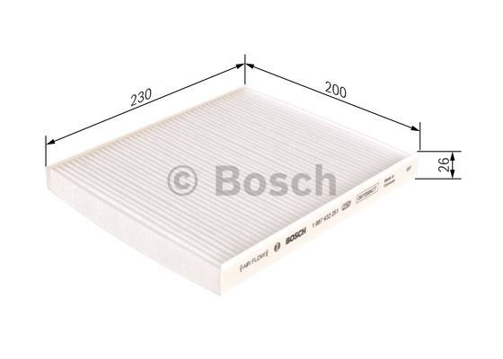 1987432251 AC filter BOSCH 1 987 432 251 review and test