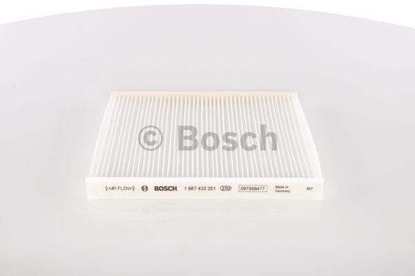 BOSCH 1987432251 Air conditioner filter Particulate Filter, 230 mm x 200 mm x 21 mm