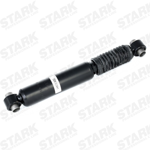 STARK SKSA-0130219 Shock absorber Rear Axle, Gas Pressure, Ø: 38, Twin-Tube, Telescopic Shock Absorber, Top eye, Bottom eye