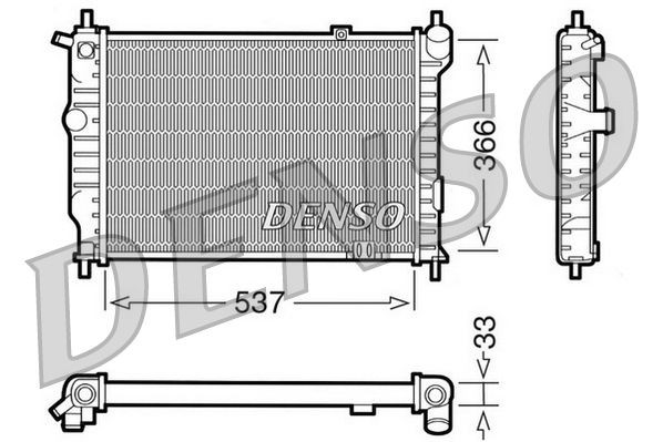 DENSO DRM20010 Engine radiator 13 00 108