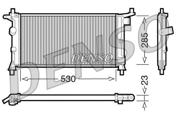 DENSO DRM20037 Engine radiator 13 00 149