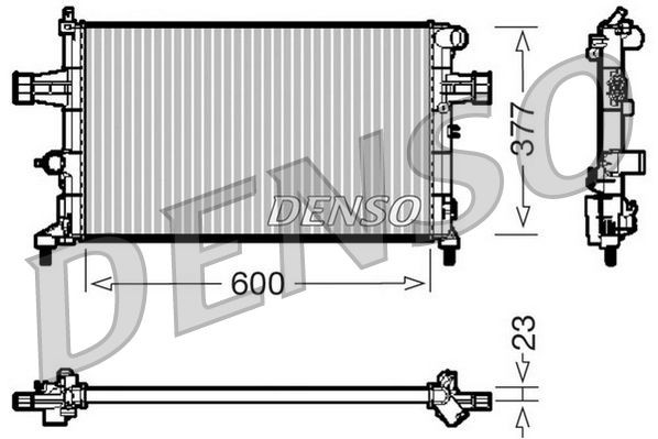 DENSO DRM20083 Engine radiator 90570728