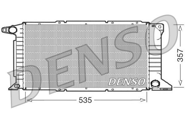 DENSO DRM10101 Engine radiator 97VB 8005 AD
