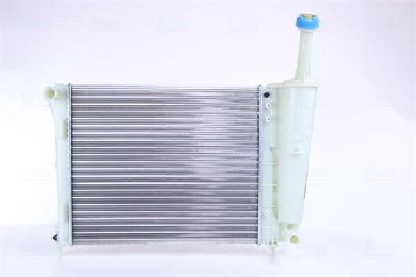 NISSENS 61936 Engine radiator Aluminium, 480 x 416 x 23 mm, with gaskets/seals, without expansion tank, without frame, Mechanically jointed cooling fins