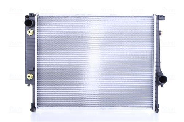 NISSENS 60618A Engine radiator Aluminium, 550 x 439 x 32 mm, with oil cooler, Brazed cooling fins