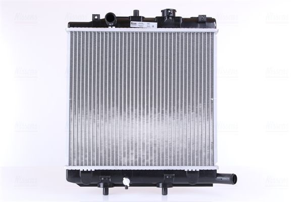NISSENS 62455A Engine radiator Aluminium, 350 x 378 x 26 mm, without gasket/seal, without expansion tank, without frame, Brazed cooling fins
