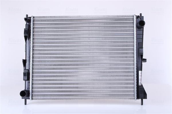 NISSENS 637605 Engine radiator Aluminium, 495 x 416 x 23 mm, with gaskets/seals, without expansion tank, without frame, Mechanically jointed cooling fins