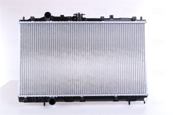 NISSENS 628591 Engine radiator Aluminium, 375 x 658 x 16 mm, with gaskets/seals, without expansion tank, without frame, Brazed cooling fins