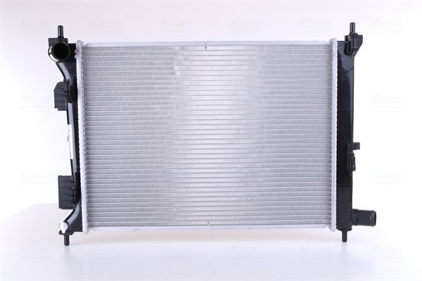 NISSENS 66756 Engine radiator Aluminium, 500 x 368 x 16 mm, without gasket/seal, without expansion tank, without frame, Brazed cooling fins