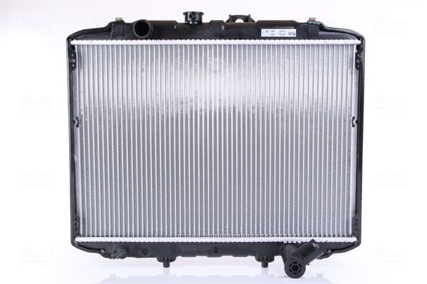 NISSENS 67015 Engine radiator Aluminium, 400 x 568 x 26 mm, with gaskets/seals, without expansion tank, without frame, Brazed cooling fins