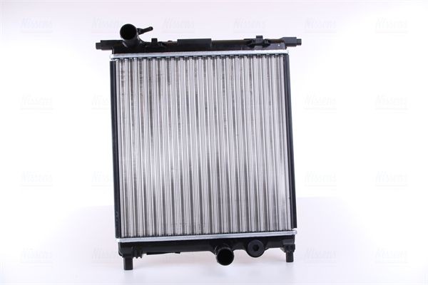 NISSENS 65300 Engine radiator Aluminium, 352 x 360 x 23 mm, with gaskets/seals, without expansion tank, without frame, Mechanically jointed cooling fins