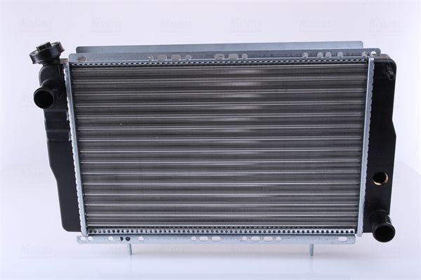 NISSENS 63800 Engine radiator Aluminium, 430 x 285 x 34 mm, with gaskets/seals, without expansion tank, without frame, Mechanically jointed cooling fins