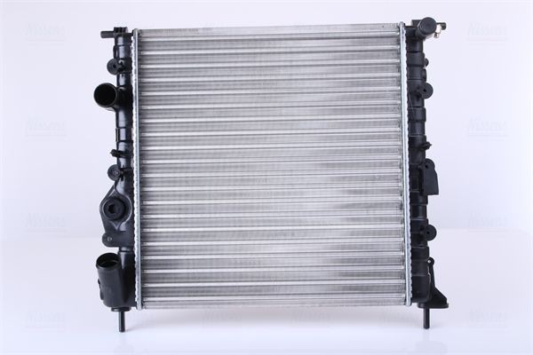 NISSENS 638271 Engine radiator Aluminium, 350 x 378 x 23 mm, with gaskets/seals, without expansion tank, without frame, Mechanically jointed cooling fins