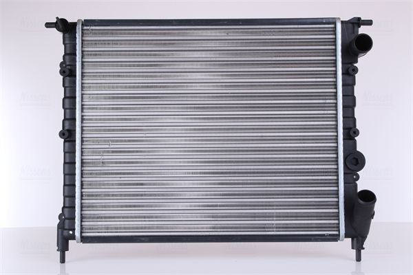 NISSENS 63919 Engine radiator Aluminium, 430 x 378 x 23 mm, without gasket/seal, without expansion tank, without frame, Mechanically jointed cooling fins