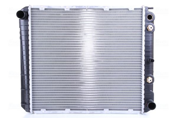 NISSENS 65520A Engine radiator Aluminium, 450 x 418 x 32 mm, with oil cooler, Brazed cooling fins