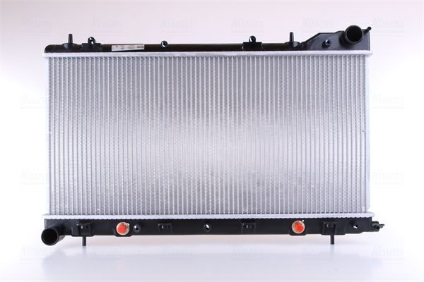 NISSENS 67707A Engine radiator Aluminium, 340 x 688 x 16 mm, with oil cooler, without gasket/seal, without expansion tank, without frame, Brazed cooling fins