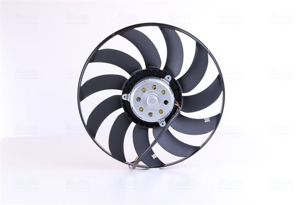 NISSENS 85638 Fan, radiator Ø: 370 mm, 12V, 240W, without integrated regulator