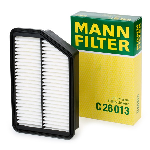 MANN-FILTER 54mm, 164mm, 258mm, Filter Insert Length: 258mm, Width: 164mm, Height: 54mm Engine air filter C 26 013 buy