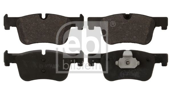 16884 Set of brake pads 16884 FEBI BILSTEIN Front Axle, prepared for wear indicator, with piston clip