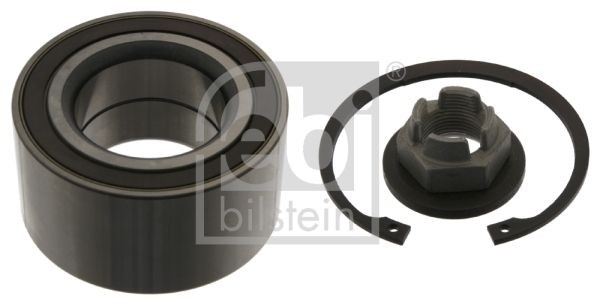 FEBI BILSTEIN Front Axle Left, Front Axle Right, with axle nut, with integrated magnetic sensor ring, with ABS sensor ring, with retaining ring, 82 mm, Angular Ball Bearing Inner Diameter: 45mm Wheel hub bearing 39500 buy
