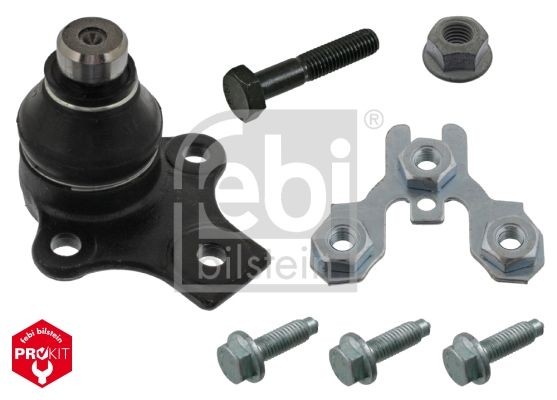 39810 Suspension ball joint 39810 FEBI BILSTEIN Front Axle Left, Lower, Front Axle Right, with attachment material, 19mm, for control arm
