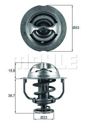 Great value for money - BEHR THERMOT-TRONIK Engine thermostat TX 36 85D