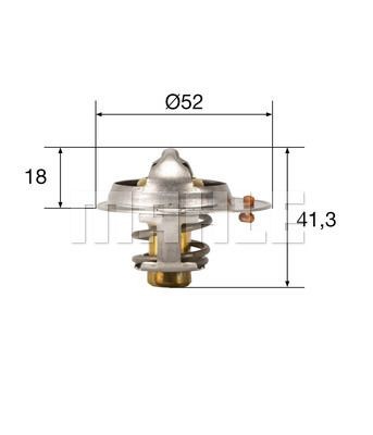 Great value for money - BEHR THERMOT-TRONIK Engine thermostat TX 85 82