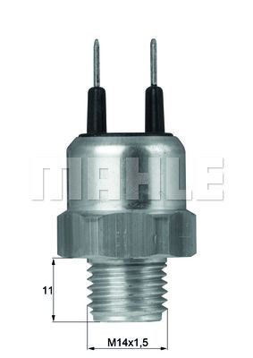 70808857 BEHR THERMOT-TRONIK M14x1,5 Number of pins: 2-pin connector Radiator fan switch TSW 28 buy