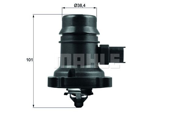 TI 205 92D BEHR THERMOT-TRONIK Coolant thermostat AUDI Opening Temperature: 92°C, with seal
